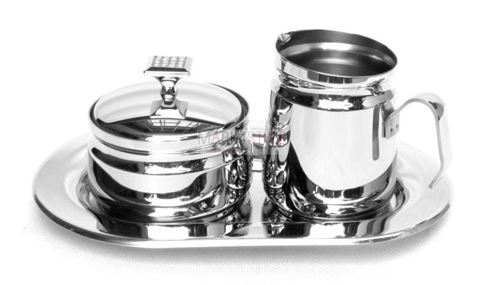 Regent Horeca Polad Şəkər və Süd Qabı