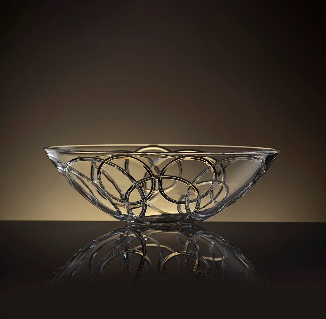 DSC Circle Centrepiece Oval Medium Clear 